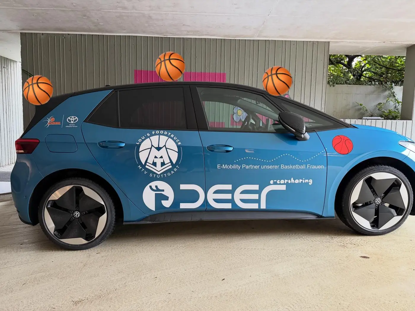 DEER e-carsharing – Fahrzeugbeschriftung