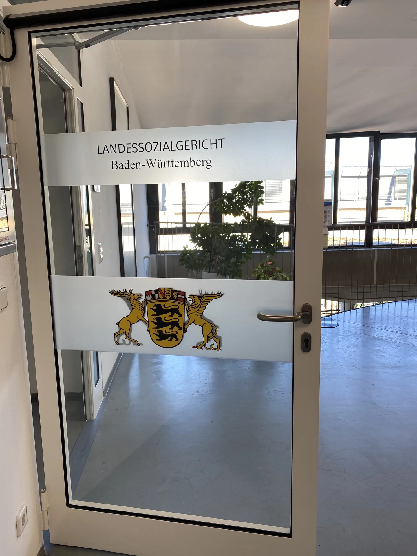 Landessozialgericht – Glasdekorfolie