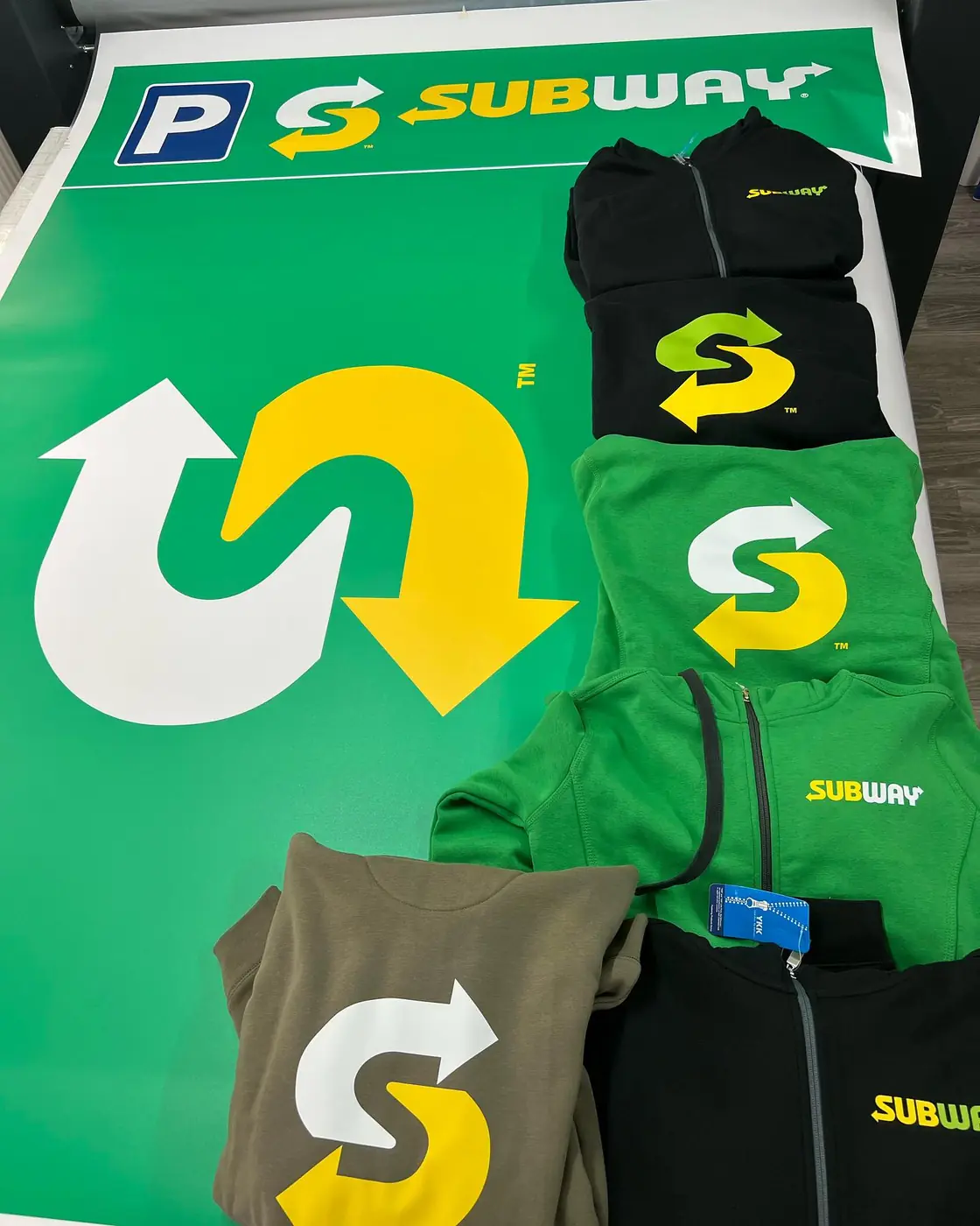 Subway – Textilien & Druck