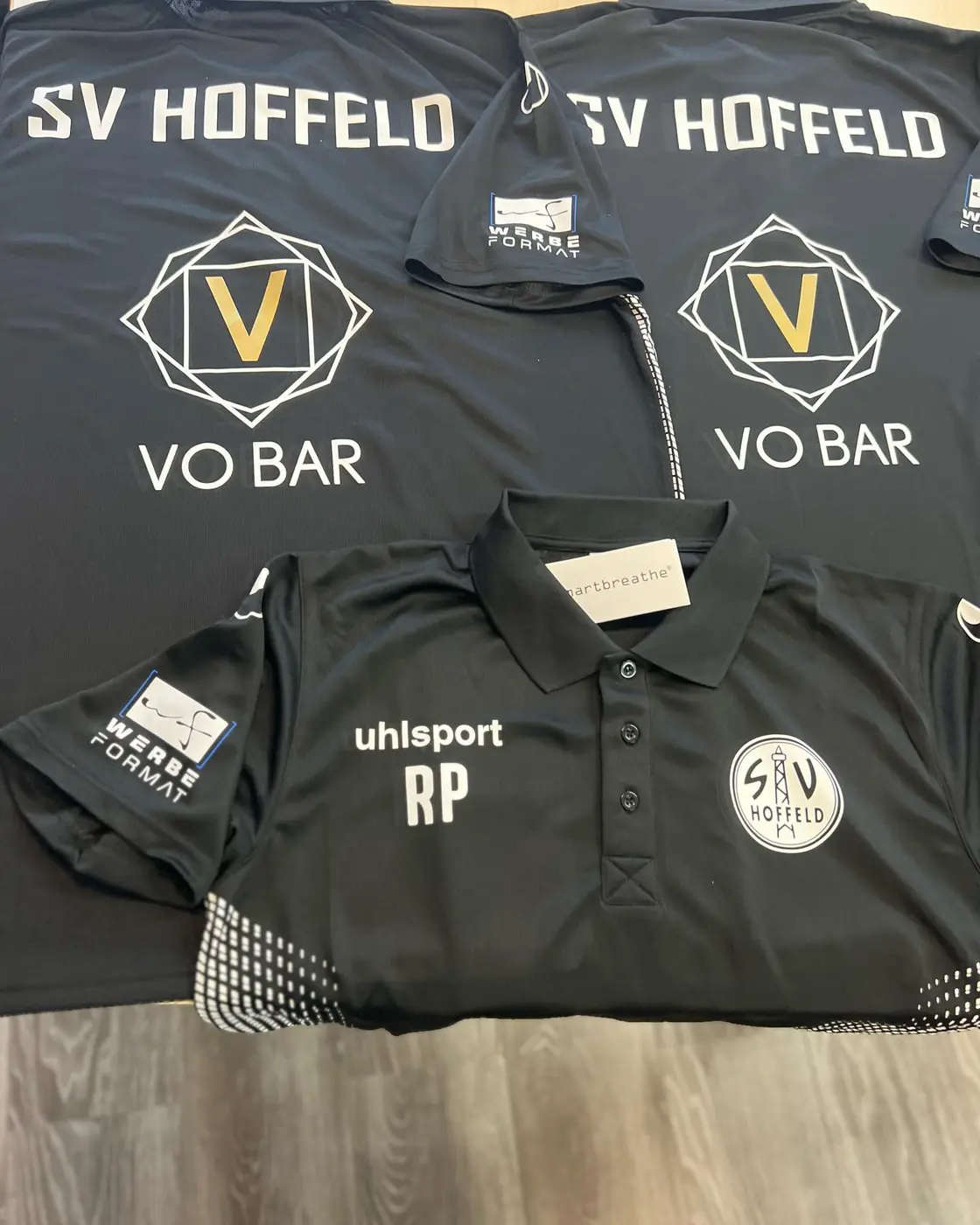 SV Hoffeld / VO Bar – Sporttrikots Schwarz