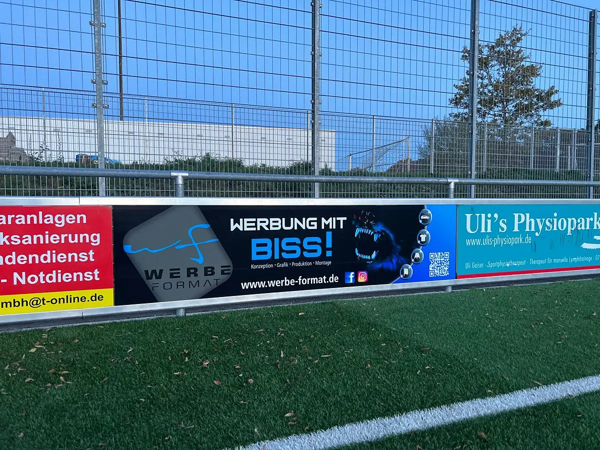 Werbe Format – Bandenwerbung Stadion