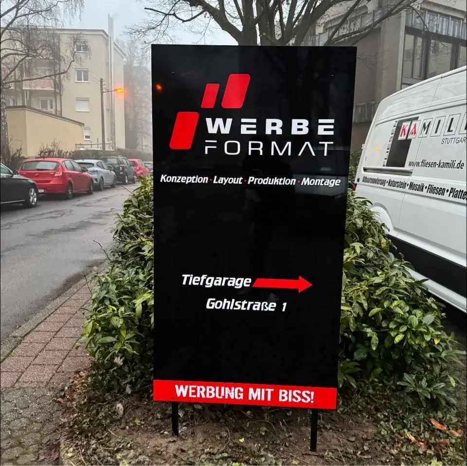 Werbe Format – Firmenschild